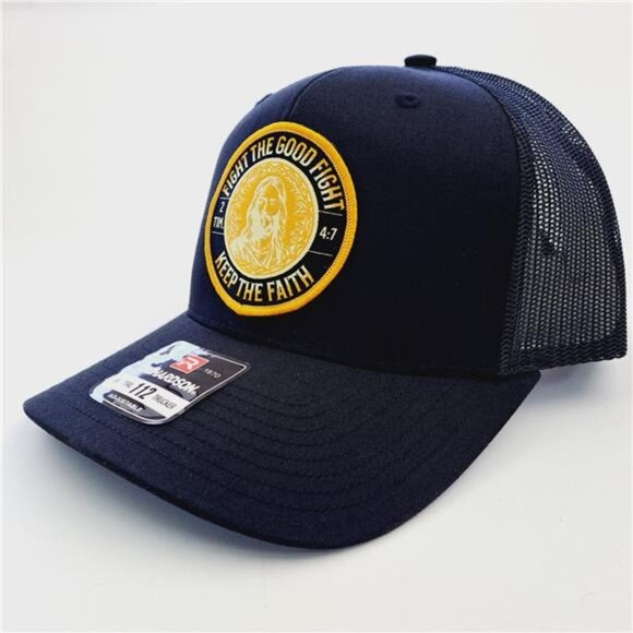 Faith Blessed Christian Jesus Richardson 112 Patch Trucker Cap Hat Mesh Religiou main image 3
